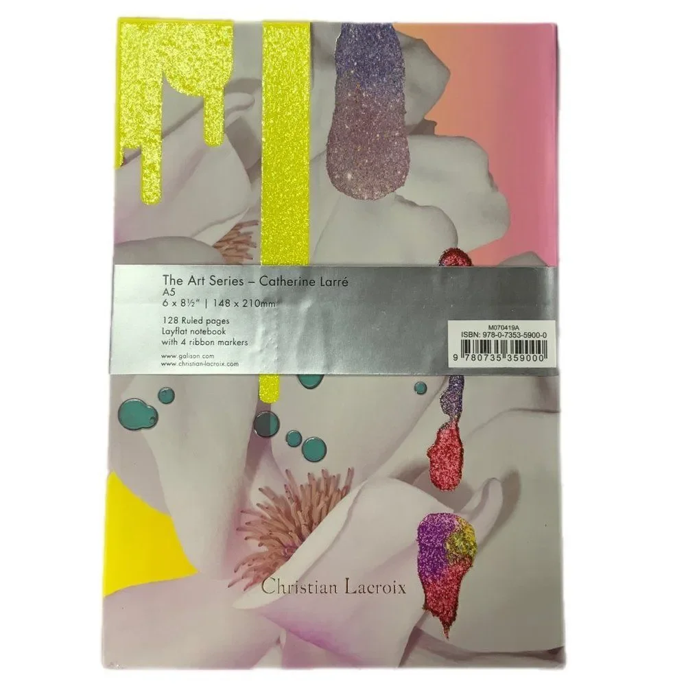 New Christian Lacroix The Art Series Catherine Larre A5 Notebook Journal 128 pgs